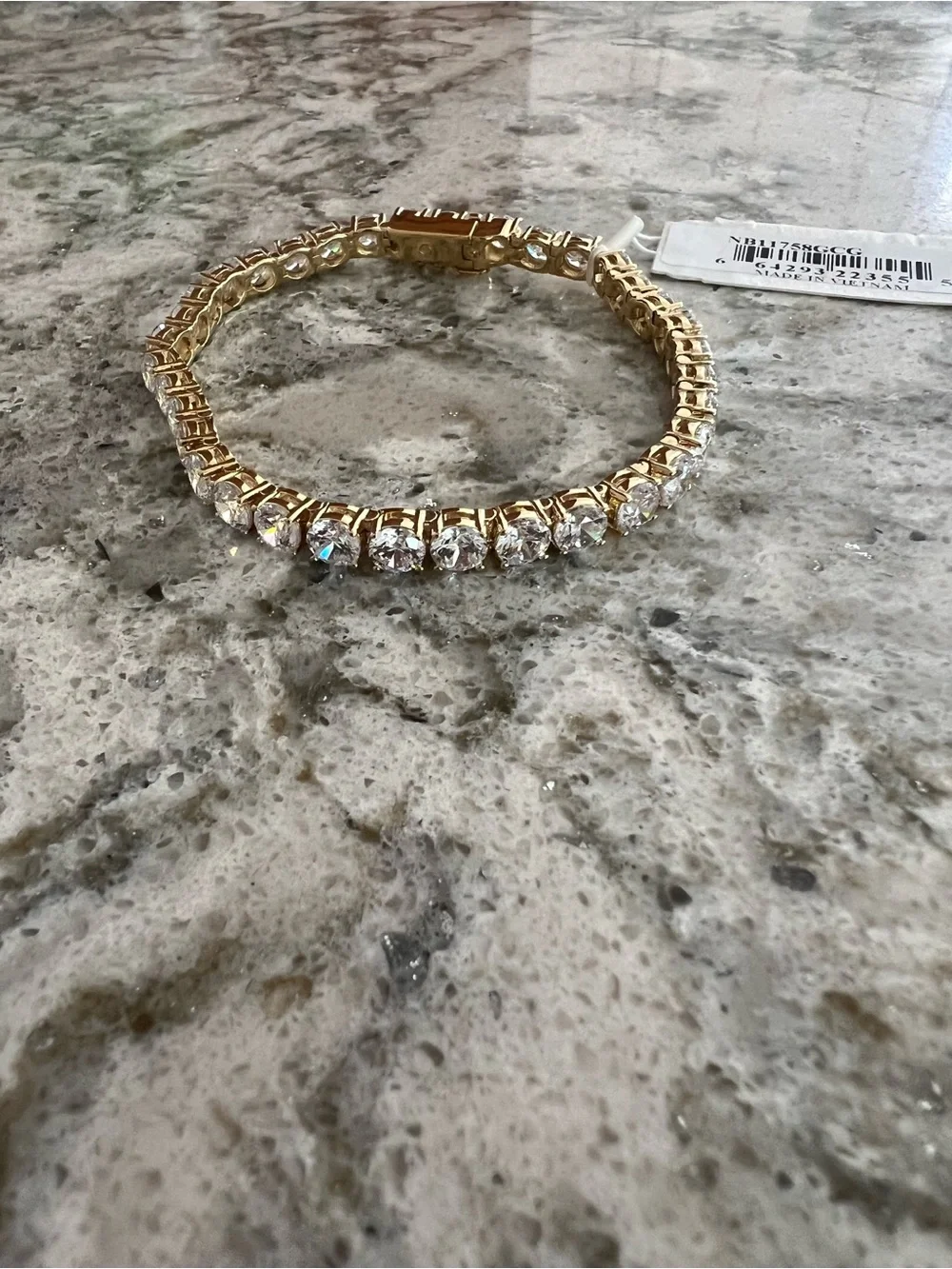 Nadri Gold CZ Tennis Bracelet